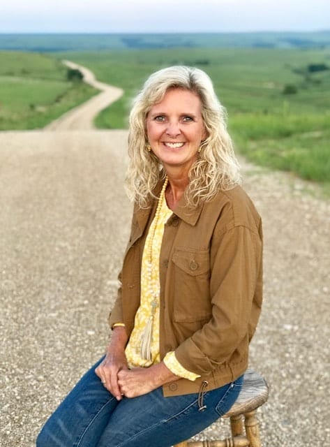 Kansas farm fields at sunrise — where Debbie grew up