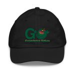 Black baseball cap with "Go Experience Nature" logo.