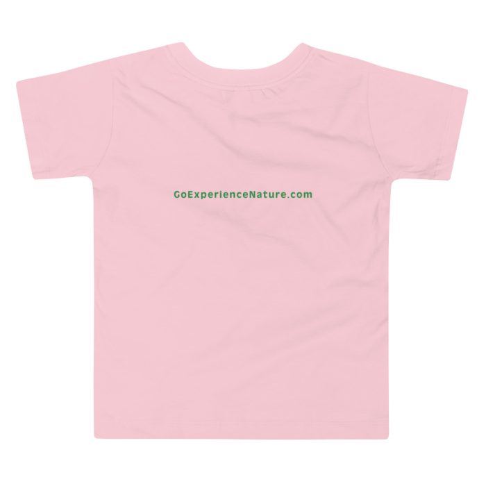 Pink toddler t-shirt with logo.